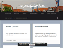 Tablet Screenshot of dfg-wf.de